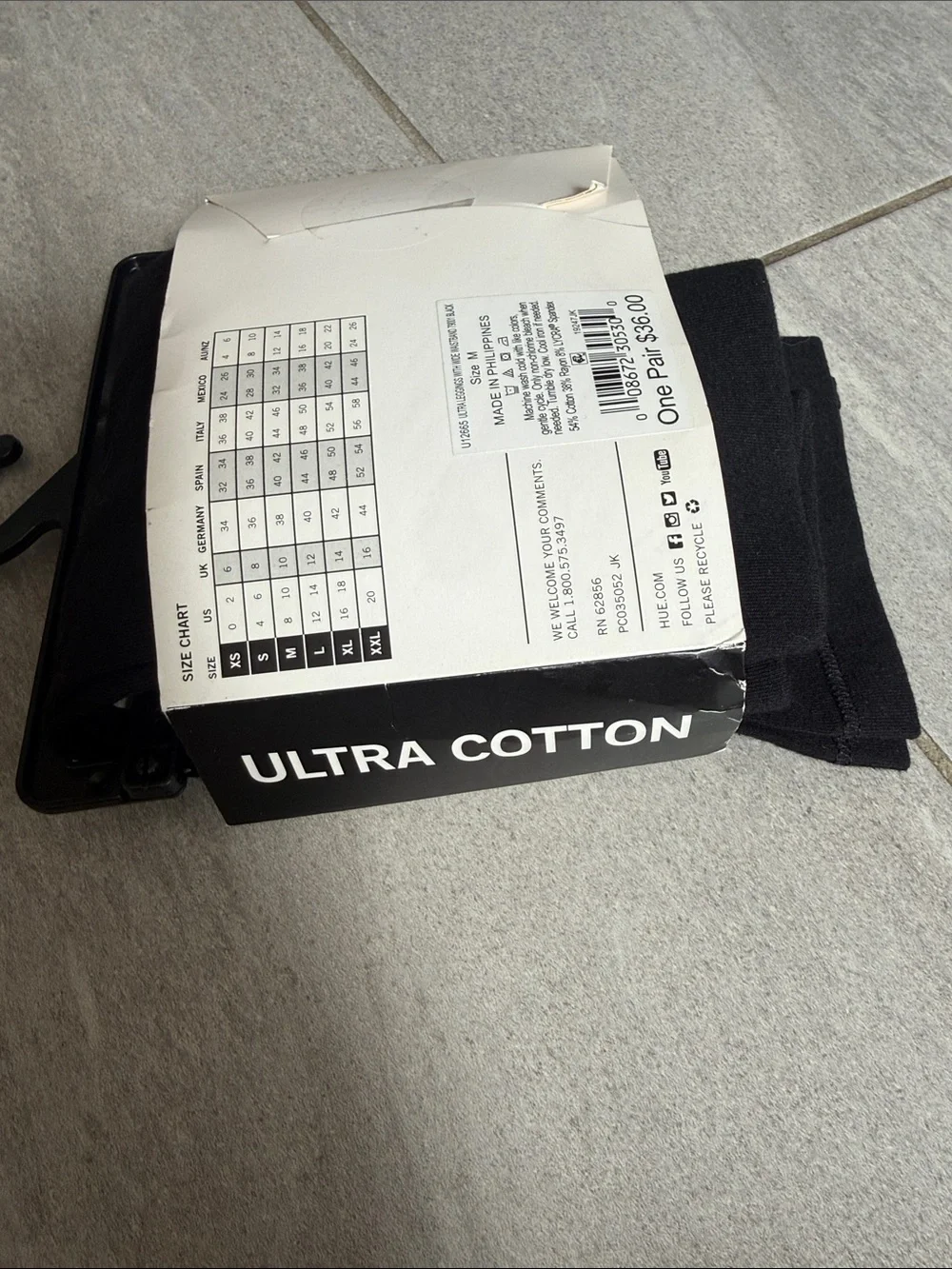 Hue Black Women's Leggings size M